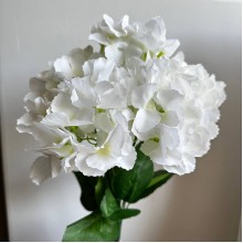 Букет гортензии, 48 см, молочная, шт.