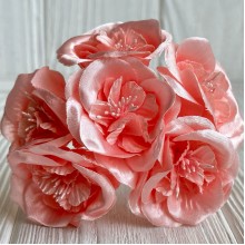 Камелия (букет), 4,5х12 см, розовая, упаковка 36 шт.