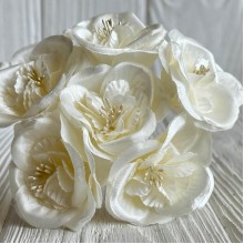 Камелия (букет), 4,5х12 см, молочная, упаковка 36 шт.