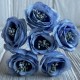 Гардения, 3,5 см, голубая, упаковка 48 шт.