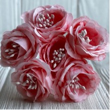 Гардения, 3,5 см, розово-персиковая, упаковка 48 шт.