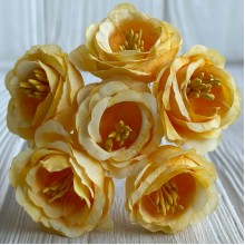 Гардения, 3,5 см, желтая, упаковка 48 шт.