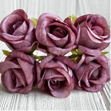 Азалия, 3,5 см, баклажановая, упаковка 48 шт.