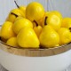 Груша большая, 3,5 см, желтая, упаковка 100 шт.