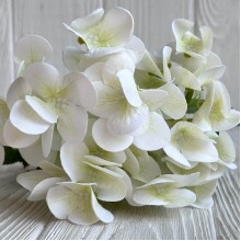Букет гортензии мини (С30300), 35 см, молочный, шт.