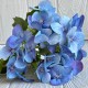 Букет гортензії міні (С30300), 35 см, блакитний, шт.