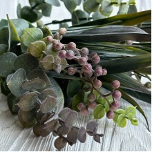 Гілка з ягідками (С30329), 41 см, зелено-бордова, шт. Гілка з ягідками (С30329), 41 см, зелено-бордова, шт.