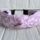 Обруч чалма с бабочками, 4 см, светло-розовый, шт.