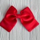 Атласный бант (с уточкой), 12х11 см, красный, шт.