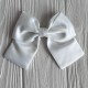 Атласный бант (с уточкой), 12х11 см, айвори, шт.