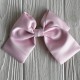 Атласный бант (с уточкой), 12х11 см, светло-розовый, шт.