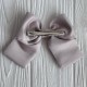 Атласный бант (с уточкой), 12х11 см, бежево-серый, шт.