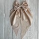 Бант платок софт большой, 14х35 см, бежевый, шт.
