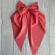 Бант платок софт большой, 14х35 см, коралловый, шт.