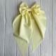 Бант хустина софт великий, 14х35 см, світло-жовтий, шт.