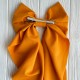 Бант платок софт большой, 14х35 см, горчичный, шт.