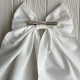 Бант платок софт большой, 14х35 см, белый, шт.