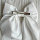 Бант платок софт маленький, 13х22 см, белый, шт.