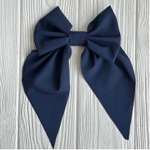 Бант платок софт маленький, 13х22 см, сапфировый, шт.