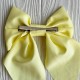Бант хустина софт маленький, 13х22 см, світло-жовтий, шт.