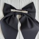 Бант платок софт маленький, 13х22 см, черный, шт.