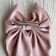 Бант платок креп (уточка), 14х23 см, пудровый, шт. 