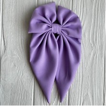 Бант платок креп (уточка), 14х23 см, лиловый, шт. 