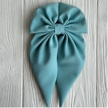 Бант платок креп (уточка), 14х23 см, тифанни, шт. 