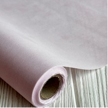 Упаковка бархатная в рулоне, 53 см, светло-пудровый, рулон 5,5 метров