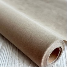 Упаковка бархатная в рулоне, 53 см, кофейный, рулон 5,5 метров