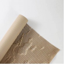 Перфорированная бумажная сетка, 50 см, серо-бежевая, рулон 9,2 метра