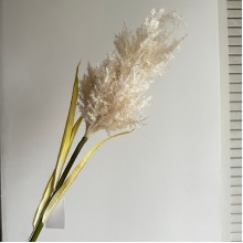 Ветка камыша, 85 см, молочная, шт.