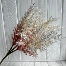 Ветка морозника большая, 45 см, молочно-пудровая, шт.