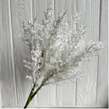 Ветка морозника большая, 45 см, белая, шт.