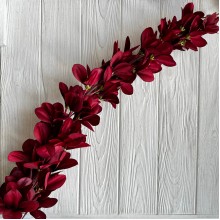 Магнолия (ветка), 129 см, бордовая, шт.