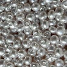 Жемчужные пуговички, 10 мм, белые, упаковка 500 г