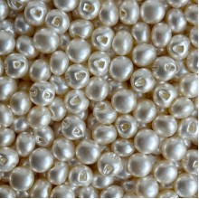 Жемчужные пуговички, 10 мм, молочные, упаковка 500 г