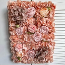 Цветочный коврик (цветочный микс), 40х60 см, персиковый, шт.