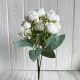 Букет лизиантуса, 25 см, белый, шт.
