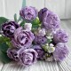 Букет лизиантуса, 25 см, лиловый, шт.