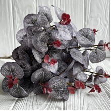 Эвкалипт с соцветием, 50 см, фиолетовый, шт.