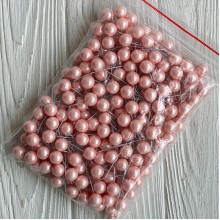 Калина россыпью, 12 мм, светло-розовая, упаковка 200 шт.