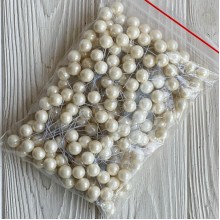 Калина россыпью, 12 мм, айвори, упаковка 200 шт.