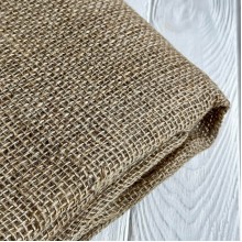 Джутовая ткань (мешковина), 1 м х 10 м, плотность 200 на м2