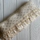 Мереживо макраме Лілі, 11 см, молочне, рулон 9 м