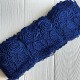 Мереживо макраме Палмер, 9 см, темно-синє, рулон 9 м