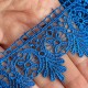 Кружево макраме Эвелин, 4 см, темно-синее, рулон 9 м