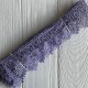 Кружево макраме Эвелин, 4 см, лиловое, рулон 9 м
