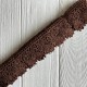 Кружево макраме Эвелин, 4 см, коричневое, рулон 9 м