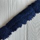 Кружево макраме Эвелин, 4 см, сапфировое, рулон 9 м